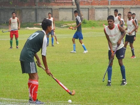 Volleyball trophy won by the GF College