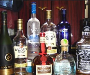 alcohol smuggling with UP government car