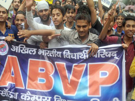 DUSU polls: ABVP ticket pitched in the final round.