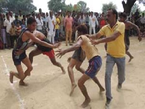 Kabaddi team was champion Saripur