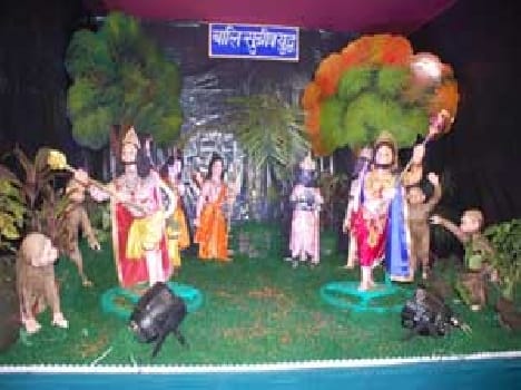 Radha-krishna worshipped on jhulanotsav