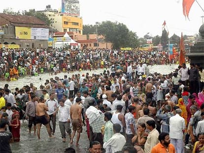 sadhu saints will protest against up govt at ganesh immersion