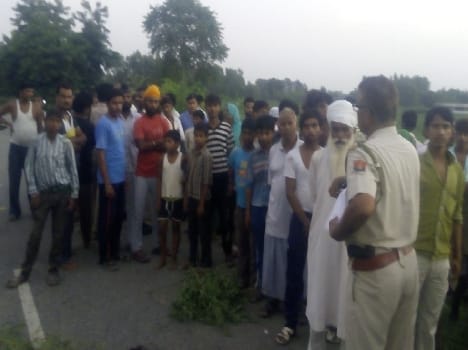 Santro car collision killed the elderly