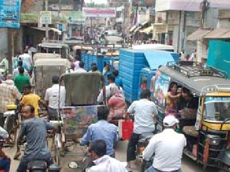 Jam ladder dredge the daily suffering of townspeople