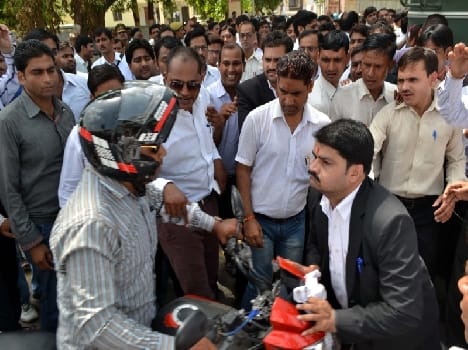 lawyers protest in mathura
