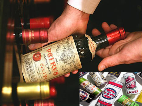 Wine fraud by son and father.