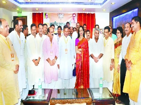 brij region's Mp meeting in tajganj