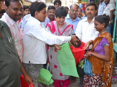 Share with polythene bag