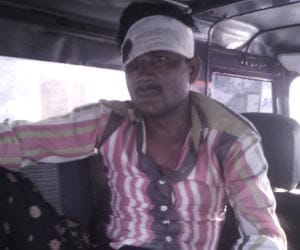 police team beaten by mob in bahedi