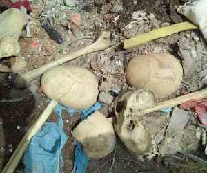 human skeleton found in kanpur school