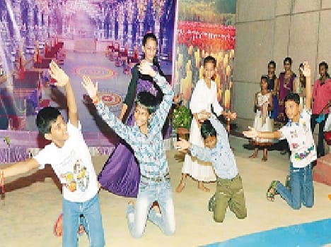 culchral progress present by women and children