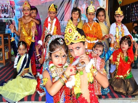Enchanting floats out on Janmashtami