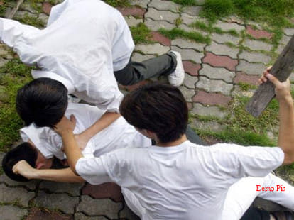 Student beaten for deny to salute during Ragging.