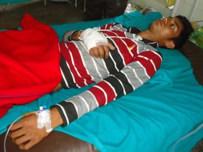 bus accident in pauri, 22 injured.