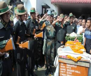 cremation of shaheed shishir in dehradun.