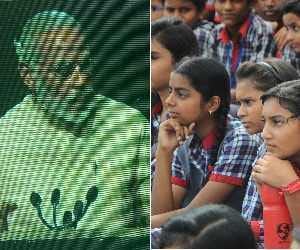 pm narendra modi also address lucknow school boys