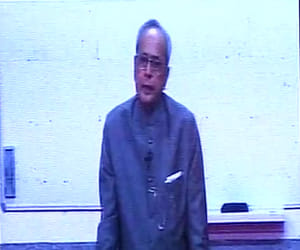 president pranab mukharjee teach students in delhi