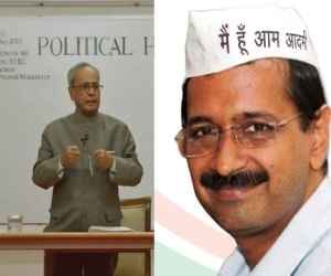kejriwal says thanks to president mukherji for taking students class