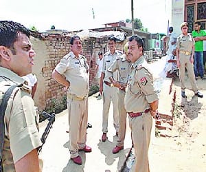 police alert for polling in behad range