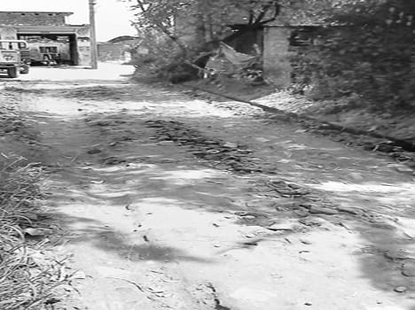 Roads were transformed into the pits