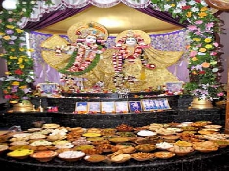 Vaishnava temples and institutions celebrated Janmashtami