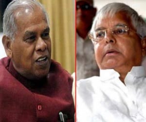 bihar election 2015, manjhi send aide to meet lalu yadav