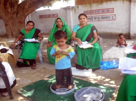 999 children were weighed at AWCs weight
