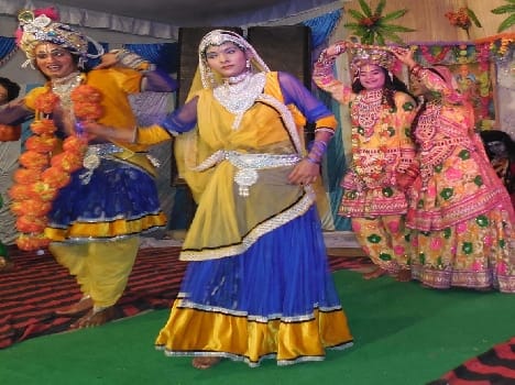Krishna Janmashtami adorned floats in the city