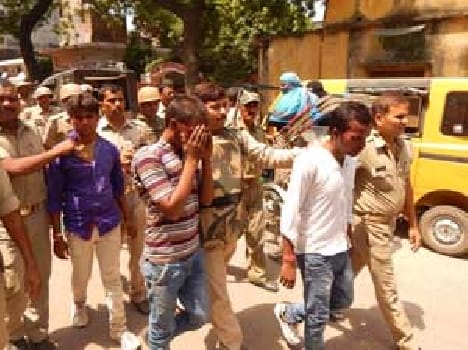 Police took three vicious crook handle