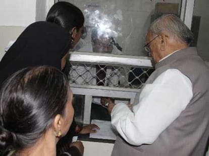 health minister ahmad hasan visit in lucknow