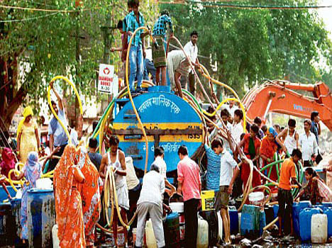 Water from illegal connections will increase the difficulties.