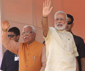 CM and PM praised each other.