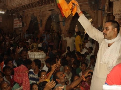 nandotsav in bankebihari temple