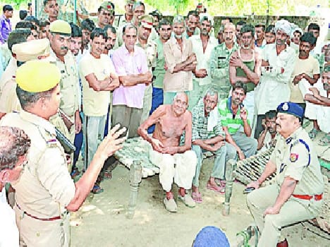 murder in open bazar