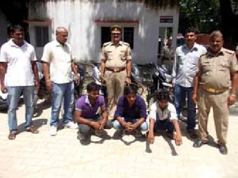 Three vehicle thieves arrested
