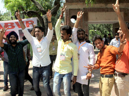 dusu and jnu student union election continue