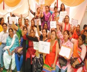 nurses Indefinite strike in uttarakhand.