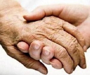 senior citizen suffering from hyper tension