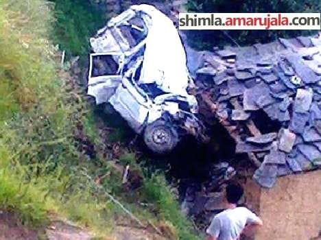 car accident at kullu, two died.