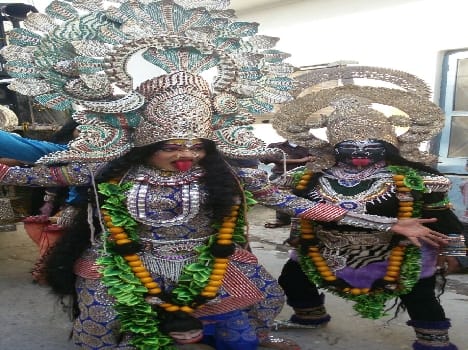 Gajebaje extracted with procession of Lord Krishna