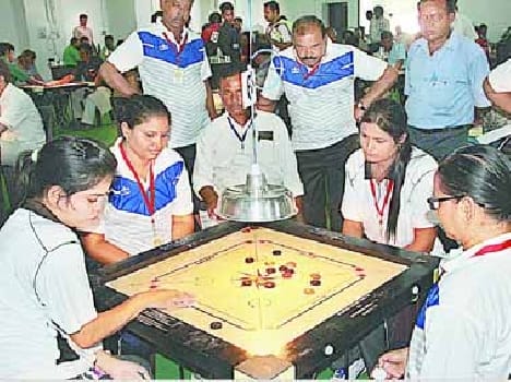 Post a thrilling semi-final match carom competition