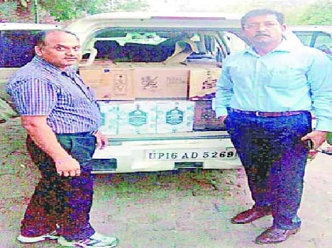 Wine smugglers firing on the excise team