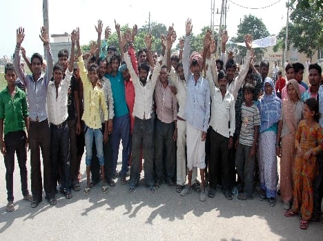 Jonpd Strip settlers opposed by Huda personnel