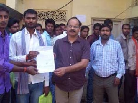 Youth received job