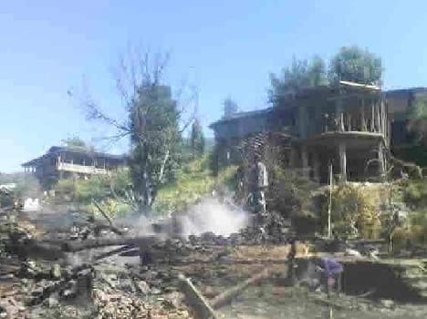 house burnt in bhalyani
