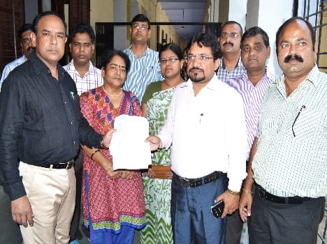 District hospital staff turned a two-day movement