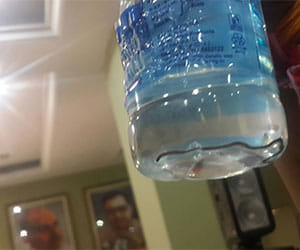 snake found in water bottle in chhattisgarh