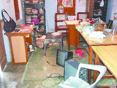 Aanganbadi center theft