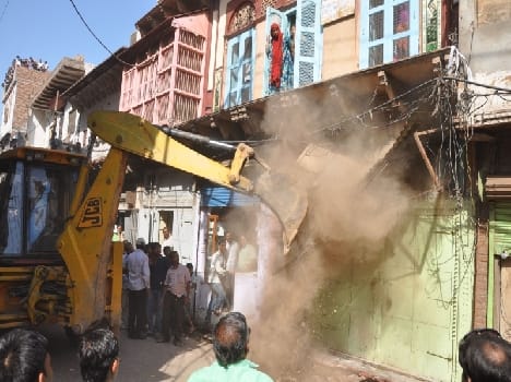 enchrochment in mathura