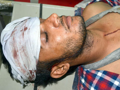 tension in shamli after accident of bike and cycle